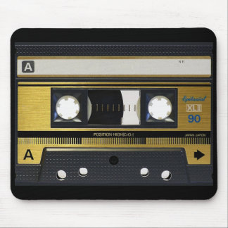 Cassette Tape Old School Retro Design Mouse Pad
