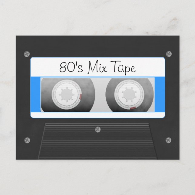Cassette Tape Postcard (Front)