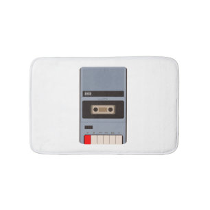 Cassette Tape Recorder Bath Mat