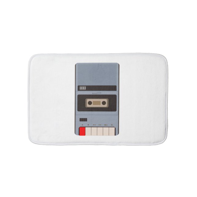 Cassette Tape Recorder Bath Mat (Front)