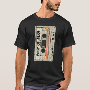 Cassette Tape Retro Birthday Born 1969 Best of 196 T-Shirt