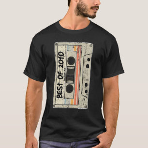 Cassette Tape Retro Birthday Born 2010 Best of 201 T-Shirt