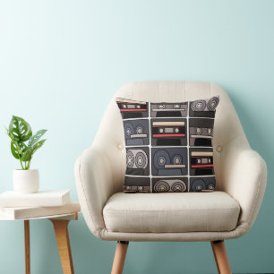 Cassette Tape Retro Music Lover Cushion