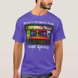 Cassette Tape Retro Music Rave House Techno Hip Ho T-Shirt