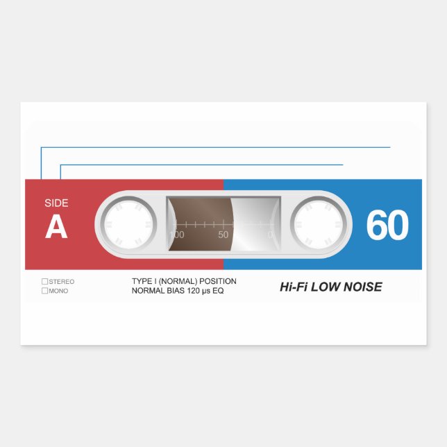 Cassette Tape Sticker (Front)