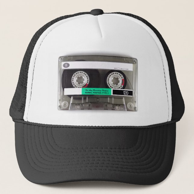 Cassette Tape Trucker Hat (Front)