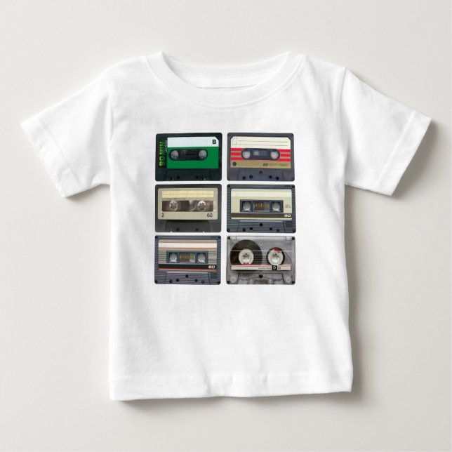 Cassette Tapes Baby T-Shirt (Front)