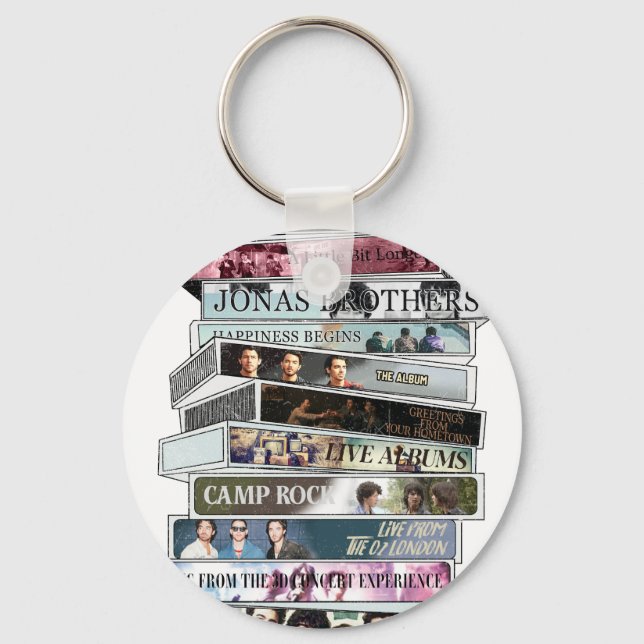 Cassette Tapes Jonas Brother Key Ring (Front)