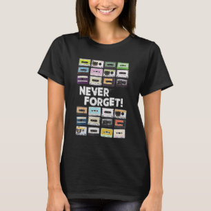 Cassette Tapes Mixtapes 1980s Music T-Shirt