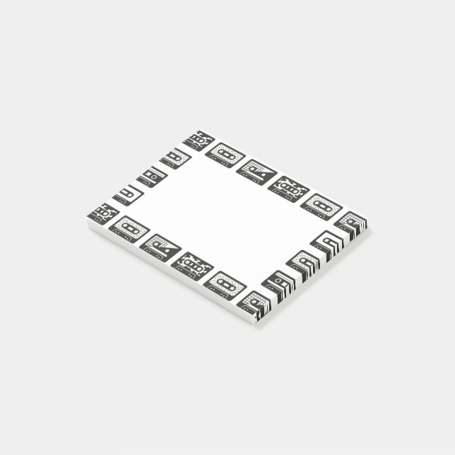 Cassette Tapes Post-It Notes (Angled)