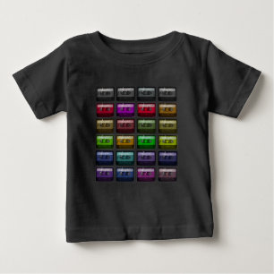 CASSETTE TAPES RETRO MUSIC LOVER BABY T-Shirt