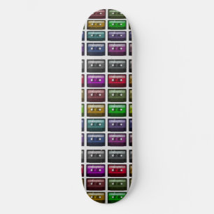CASSETTE TAPES RETRO MUSIC LOVER SKATEBOARD