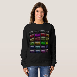 CASSETTE TAPES RETRO MUSIC LOVER SWEATSHIRT