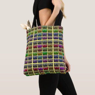 CASSETTE TAPES RETRO MUSIC LOVER  TOTE BAG