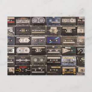 Cassettes postcard