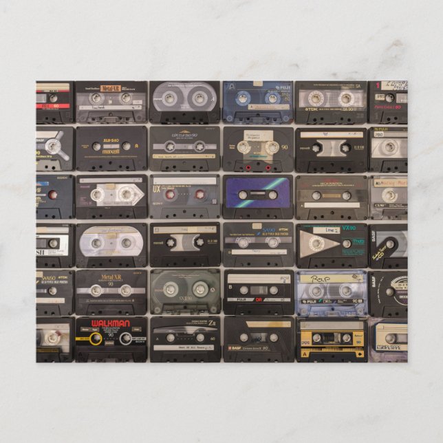 Cassettes  postcard (Front)