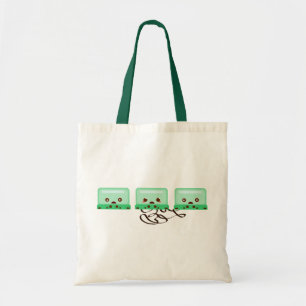 cassettes trouble tote bag