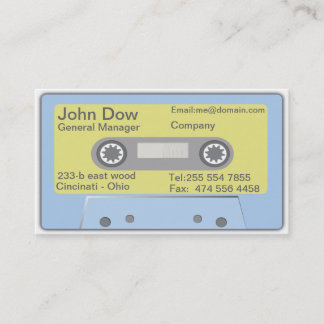 cassettes VOL1 Business Card