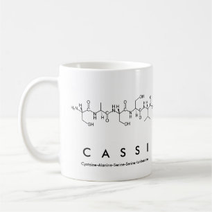 Cassi peptide name mug