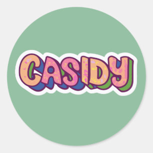 Cassidy Name Stickers