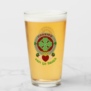 Cassidy/O'Cassidy Celtic Cross Beer Glass