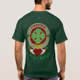 Cassidy/O'Cassidy Celtic Cross w/Claddagh T-Shirt