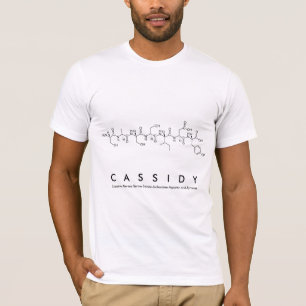 Cassidy peptide name shirt M