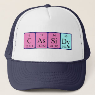 Cassidy periodic table name hat