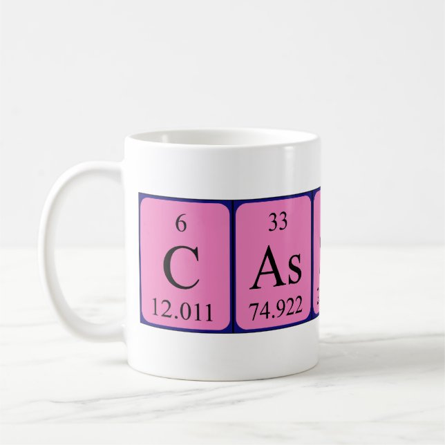 Cassidy periodic table name mug (Left)