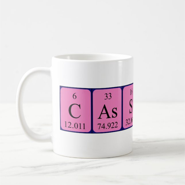 Cassidy periodic table name mug (Left)