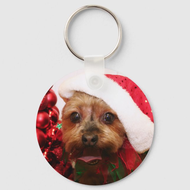 Cassie - Yorkshire Terrier - Scharr Key Ring (Front)