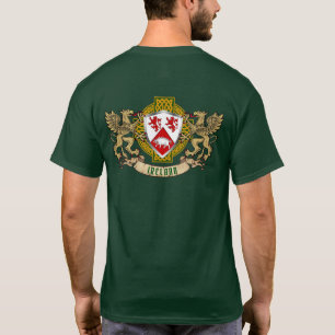Cassiey Irish Shield & Griffins Personalised T-Shirt