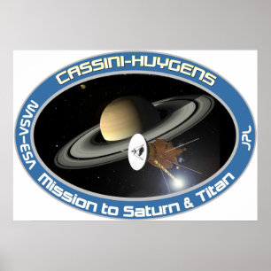 CASSINI - HUYGENS POSTER