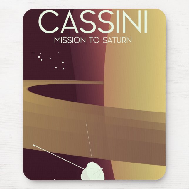 Cassini Mission to Saturn Mouse Pad (Front)