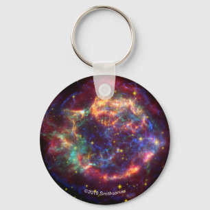Cassiopeia A In Many Colours Key Ring