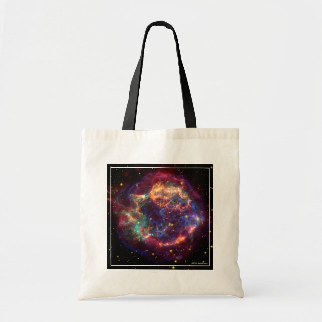 Cassiopeia A In Many Colours Tote Bag (Front)