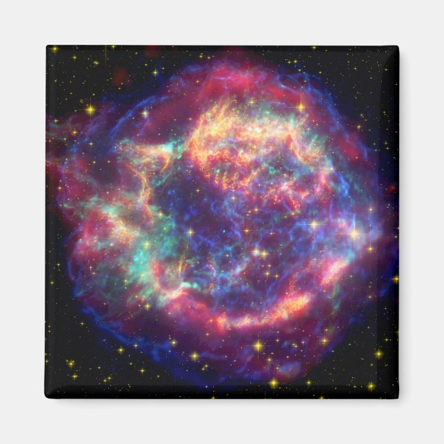 Cassiopeia A Supernova ... Death Becomes Her Magnet (Front)
