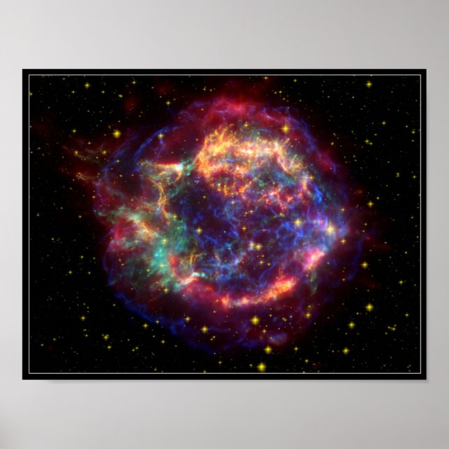 Cassiopeia Constellation Poster (Front)