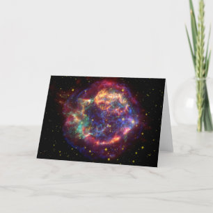 Cassiopeia Galaxy Supernova remnant Card
