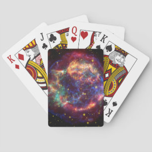 Cassiopeia Galaxy Supernova remnant Playing Cards