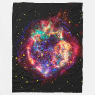 Cassiopeia, Milky Ways Youngest Supernova Fleece Blanket