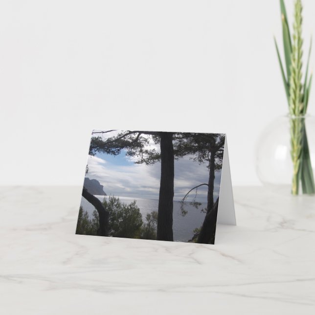 Cassis & Les Calanques, France Holiday Card (Front)