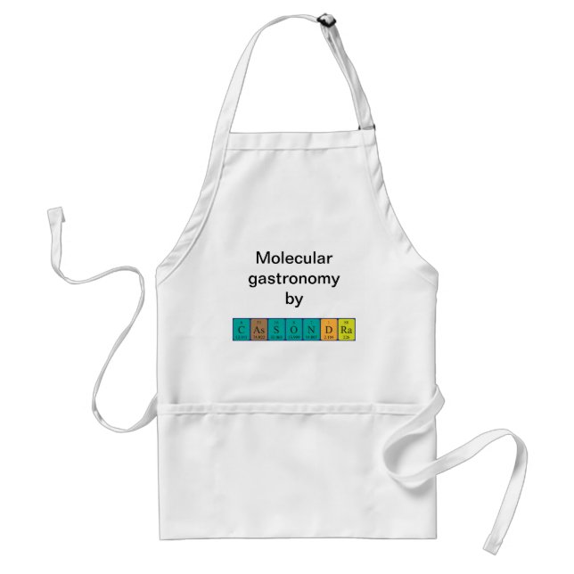 Cassondra periodic table name apron (Front)