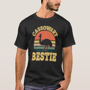 Cassowary Bestie Cute Cassowary Party Best Friend T-Shirt