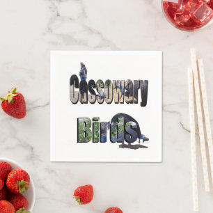 Cassowary Birds Is The Name, Napkin