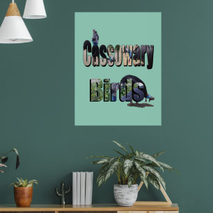 Cassowary Birds Is The Name, Poster