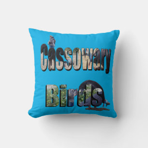 Cassowary Birds Picture Logo, Cushion