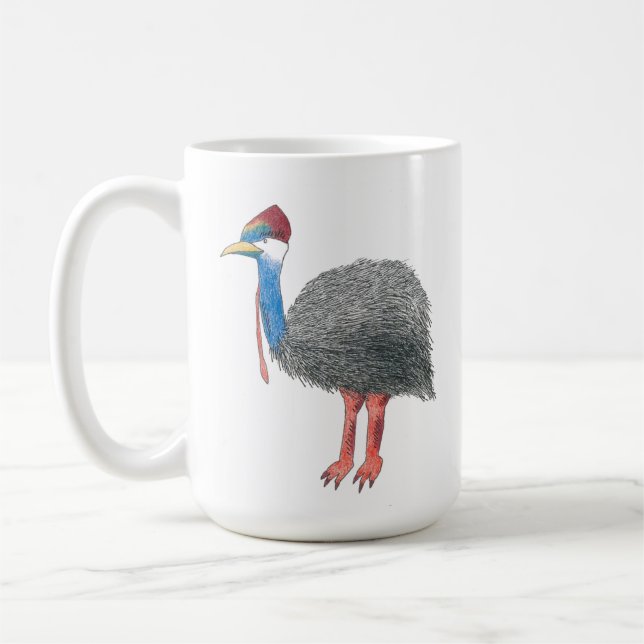 Cassowary Coffee Mug (Left)
