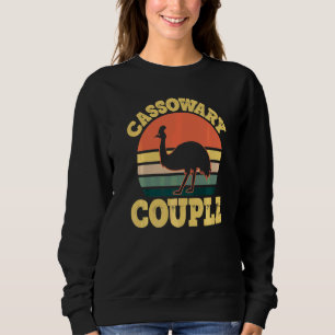 Cassowary Couple Cute Cassowary Party   Sweatshirt