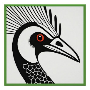 Cassowary Glossy Poster